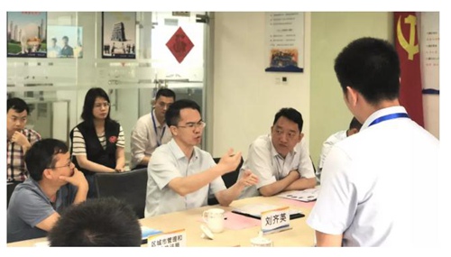 珠海市香洲區(qū)區(qū)長劉齊英一行蒞臨九通水務(wù)考察調(diào)研